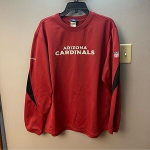 Y2K Reebok NFL Onfield Arizona Cardinals Red Crewneck Sweatshirt